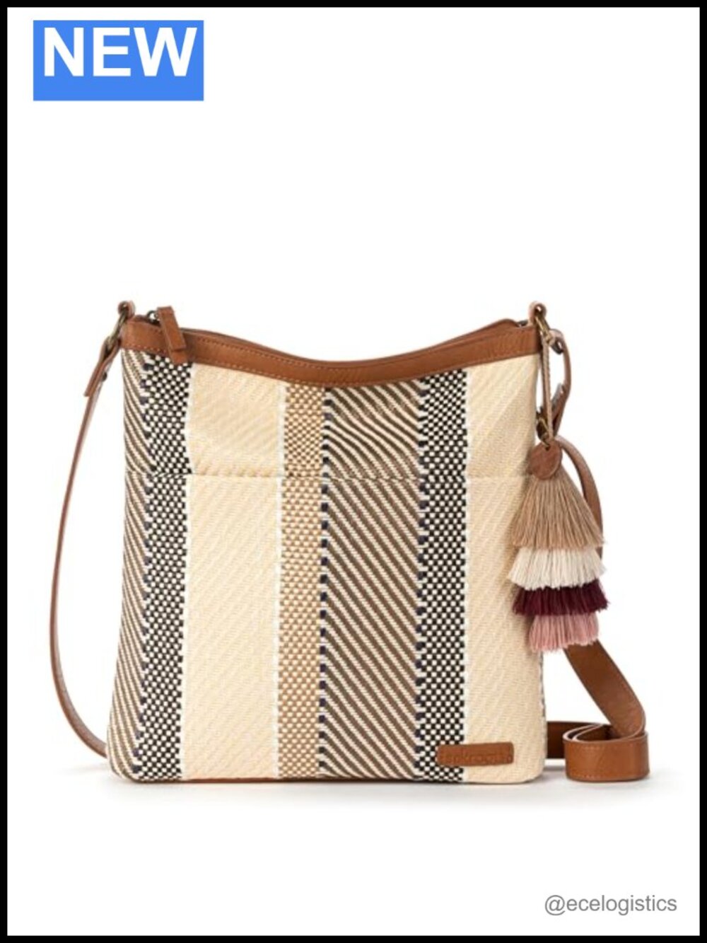 Crossbody Purse Everyday Travel Bag Adjustable Strap Multiple Pockets